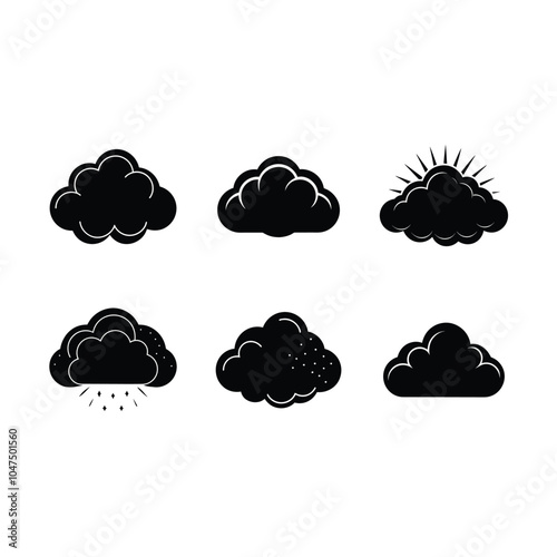  "Printable Cloud Graphics – High-Quality Cloud Illustrations for Digital and Print Use"