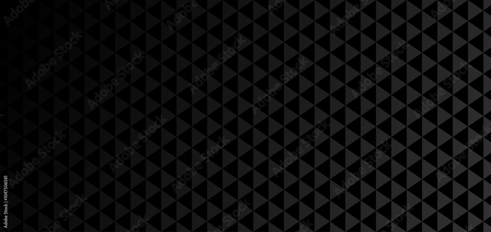 Textured black background featuring a geometric pattern of triangles Textured black background featuring a geometric pattern of triangles