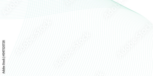 Abstract backdrop with colorful wave gradient lines on white background. Modern technology background, wave design. Vector illustration.	