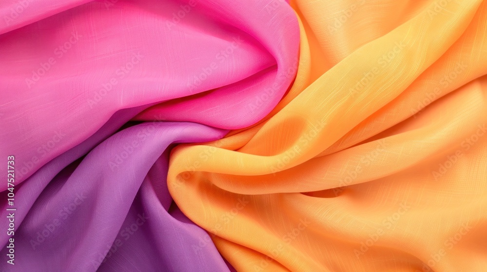 Obraz premium Magenta Orange Gradient on Dark Background with Grainy Texture - Vibrant Blurred Colors for Website Header Design and Copy Space