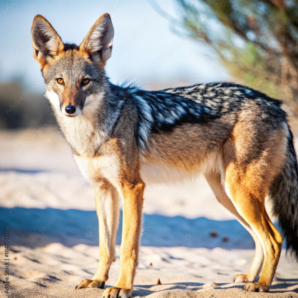Fototapeta premium a jackal animal natural background