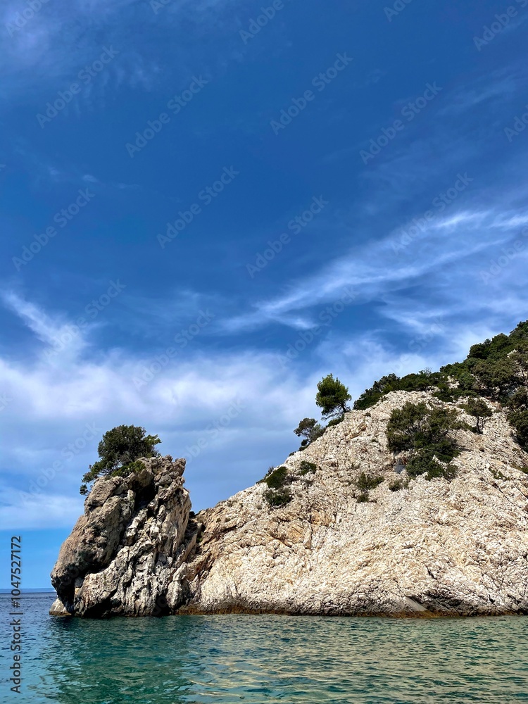 Naklejka premium Felsformation in Kroatien