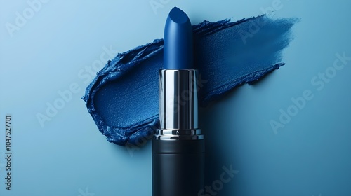 Deep Blue Matte Lipstick