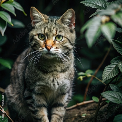 Wallpaper Mural a wildcat animal natural background Torontodigital.ca