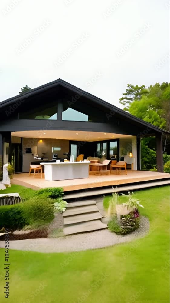 A countryside home nestled on a hill with panoramic views A countryside home nestled on a hill with panoramic views