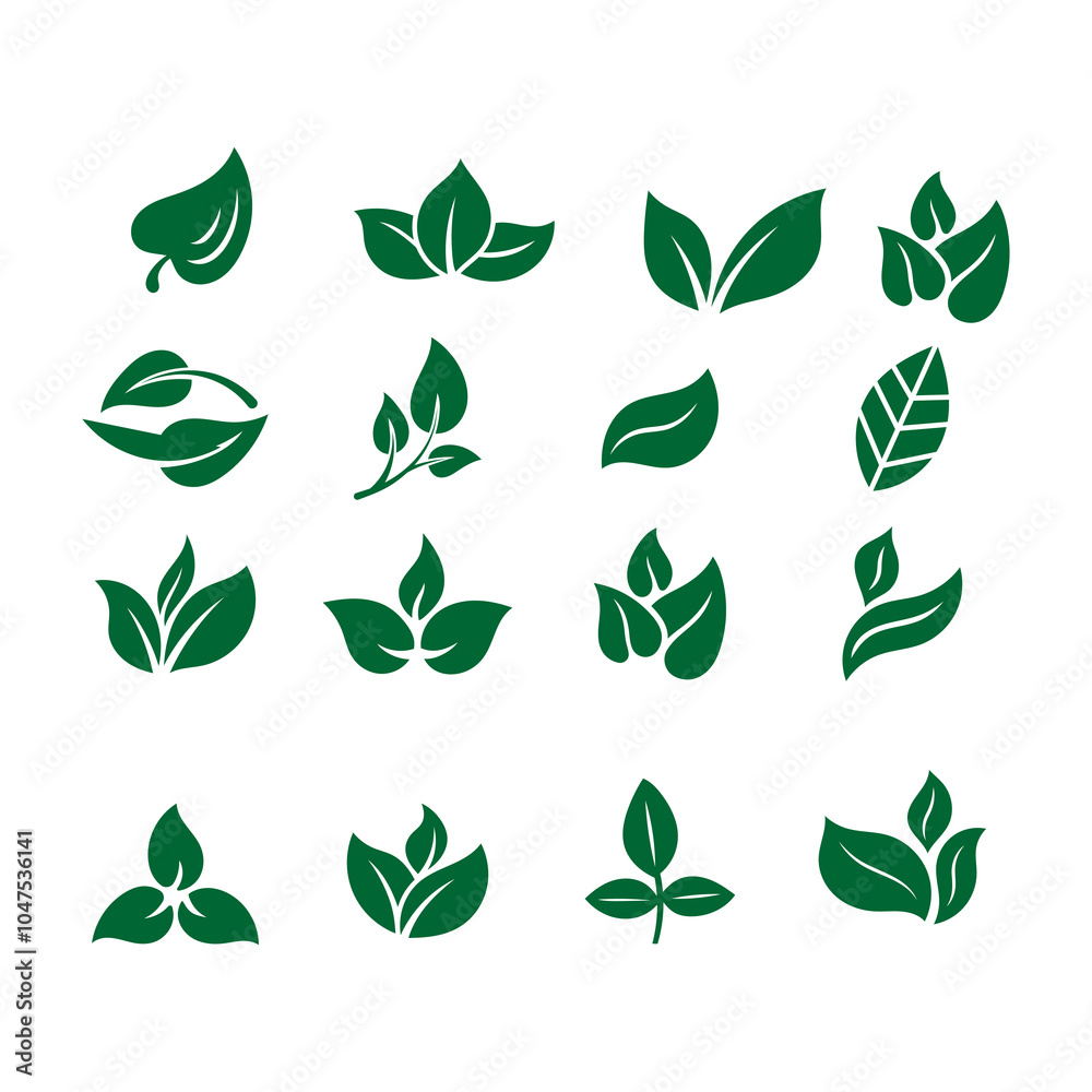 a collection of green leaves and leaves with the word leaf on them. a collection of green leaves and leaves with the word leaf on them.
