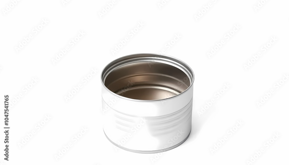 Open Tin Can Illustration Open Tin Can Illustration