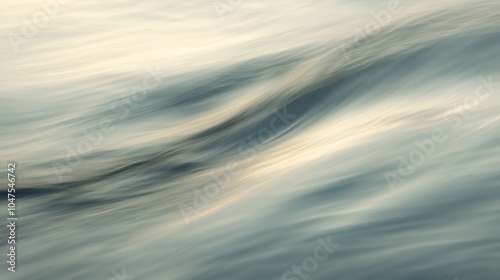 Abstract blue and white blurred water ripples.