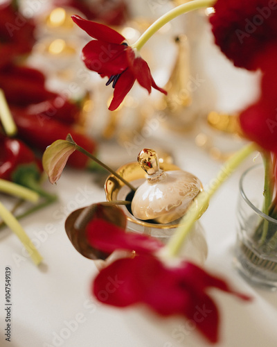 Wedding red decor