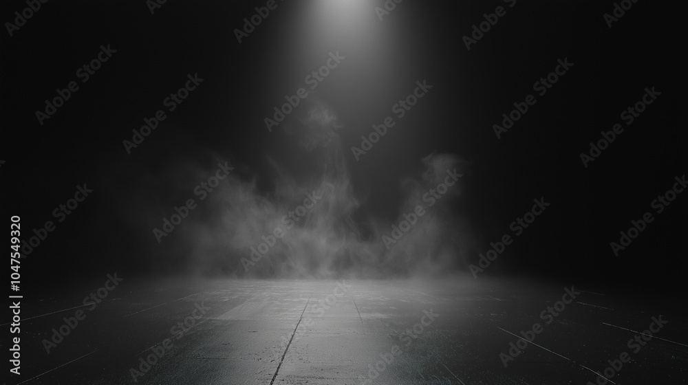 Haunting Fog-filled Rooms With Dark Concrete And Rising Smoke: Eerie Atmosphere For Horror Design, Light In The Darkness With Smoke and Grain Haunting Fog-filled Rooms With Dark Concrete And Rising Smoke: Eerie Atmosphere For Horror Design, Light In The Darkness With Smoke and Grain