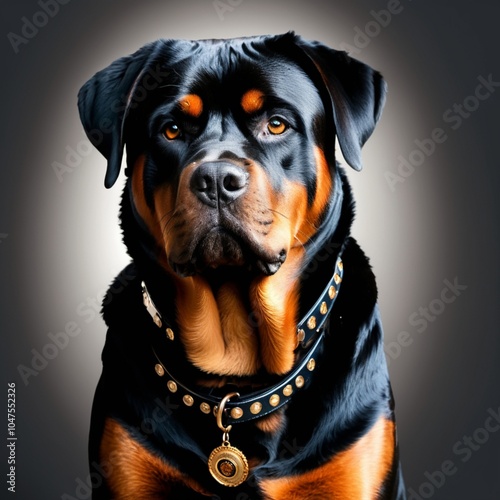 Rottweiler Portrait photo