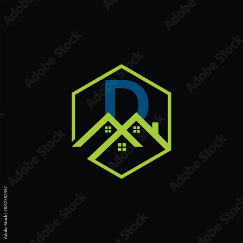 Modern Real Estate Logo With Letter D