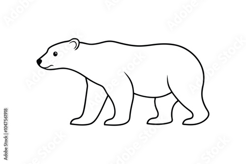 Bear Vector Illustration – Fierce Wildlife Emblem for Bold and Powerful Nature Design