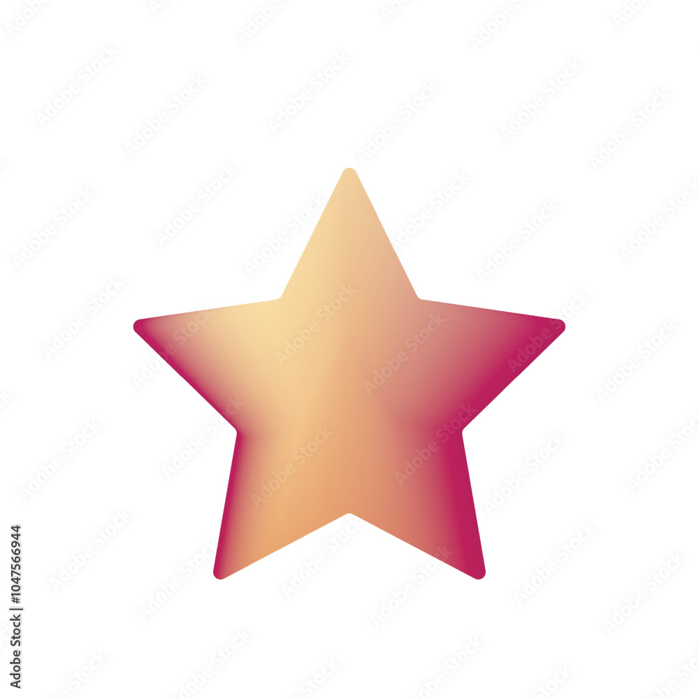 3D golden realistic star isolated on white background. Festive holiday icon. Celebration concept, metallic gold shape. Invitation mock up 3D golden realistic star isolated on white background. Festive holiday icon. Celebration concept, metallic gold shape. Invitation mock up