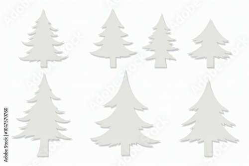 png christmas tree image elements set graphic design purposes available download instantly online always