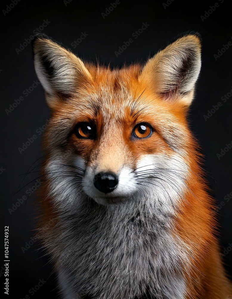Portrait of a fox Portrait of a fox