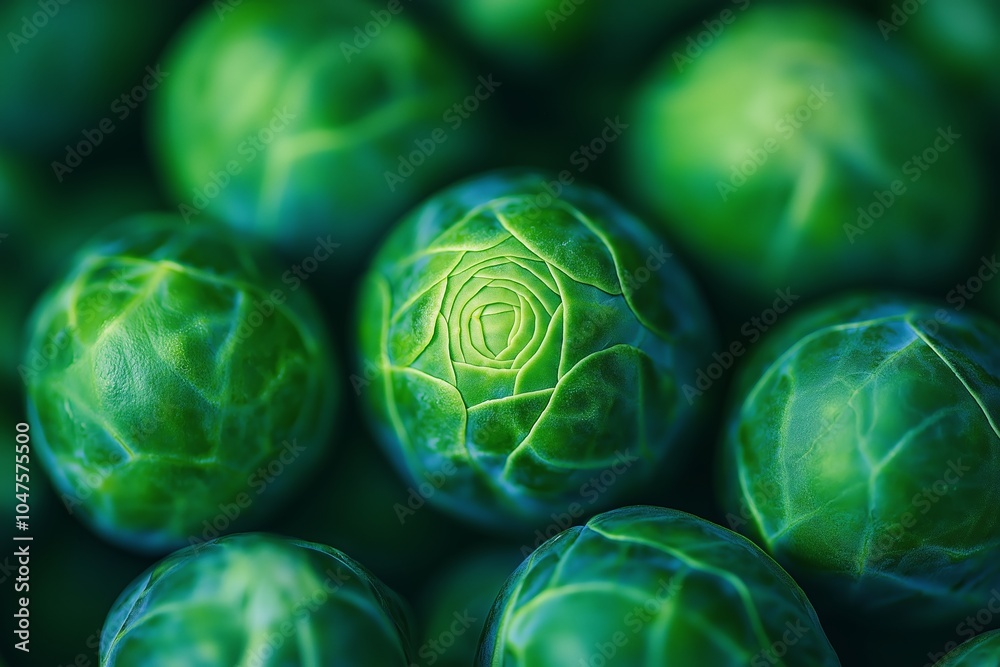Brussels sprouts close-up. Shallow depth of field. Brussels sprouts close-up. Shallow depth of field.