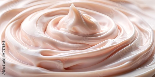 Creamy Swirl Texture Abstract Close-up of Smooth, Creamy Moisturizer, beauty, cosmetic