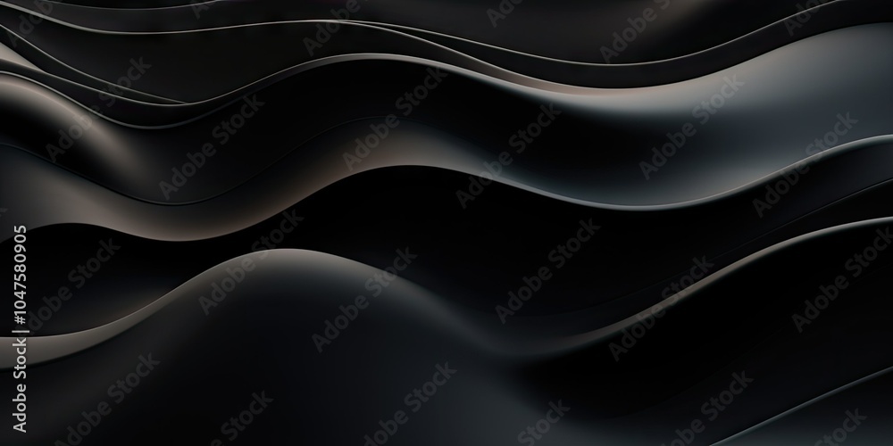 Abstract black wave pattern Abstract black wave pattern
