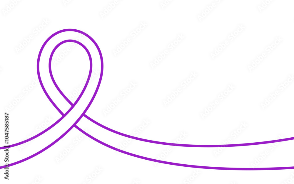 Purple Ribbon Pancreatic Cancer Awareness Design Template Pancreatic Cancer Awareness Horizontal Banner Design with Purple Ribbon and Space for Text Pancreatic Cancer Awareness Month November Vector Purple Ribbon Pancreatic Cancer Awareness Design Template Pancreatic Cancer Awareness Horizontal Banner Design with Purple Ribbon and Space for Text Pancreatic Cancer Awareness Month November Vector