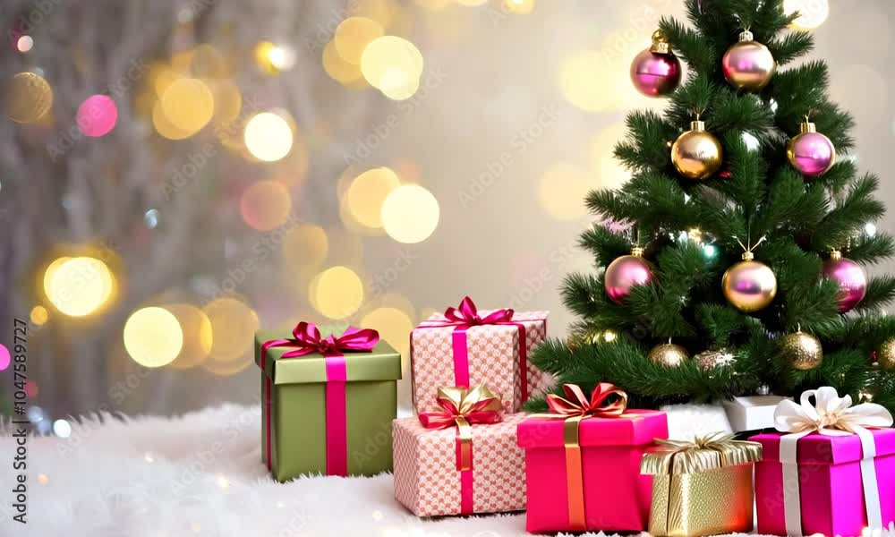 christmas tree with gift boxes christmas tree with gift boxes