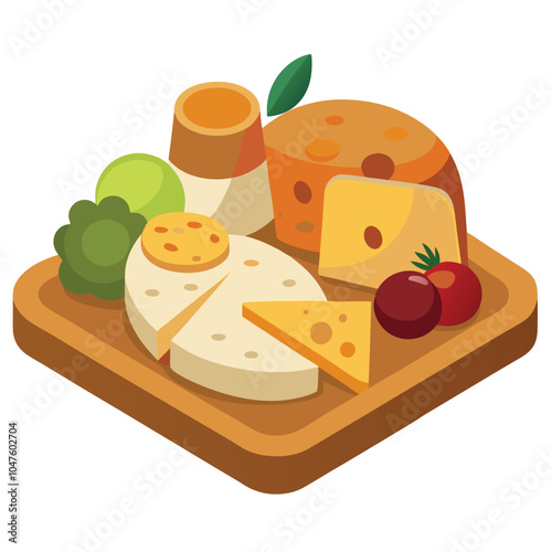 sandwich with cheese and tomato