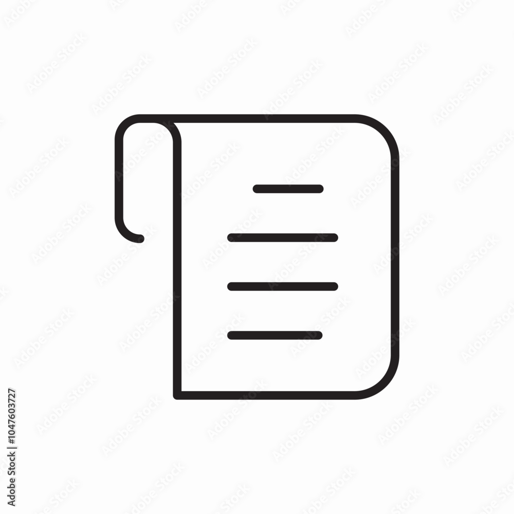 bill invoice icon sign vector bill invoice icon sign vector