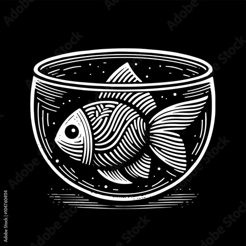 fish doodle