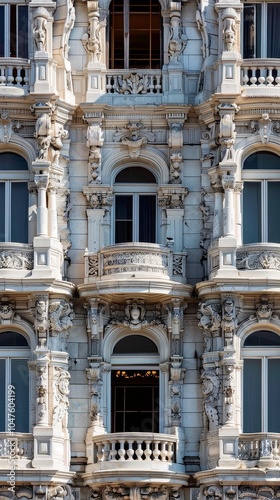 Intricate Historic Hotel Facade