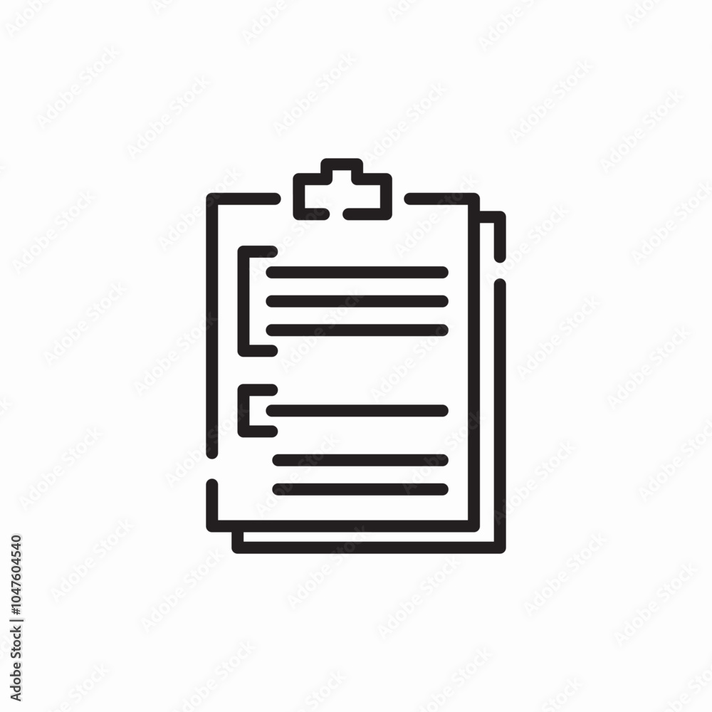 clipboard file icon sign vector clipboard file icon sign vector