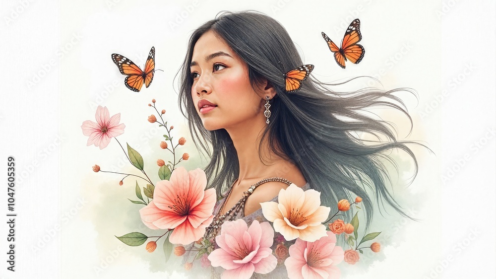 Fototapeta premium Spring Beauty Portrait