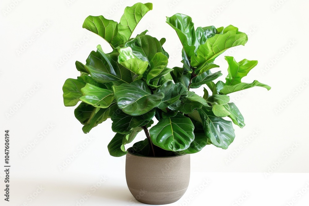 Minimalist Indoor Plant on White Minimalist Indoor Plant on White