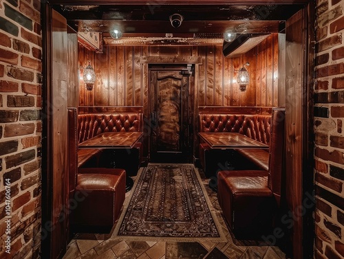 Speakeasy Ambiance: Plush Booths in Historic Hideaway