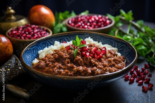 Walnut and Pomegranate Fesenjan Stew photo