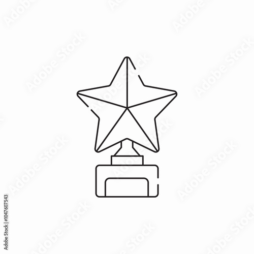 star award icon sign vector