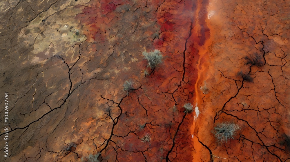Fototapeta premium Rio en el desierto