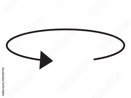 Round and Rotation arrow icon with angle 45, 90, 180, 360 degrees vector illustration. angles of turn swivel icon 45 to 360 degrees icon.
