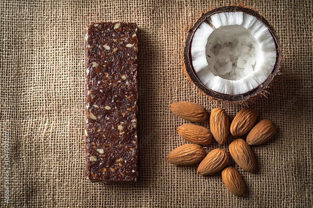 Coconut Almond Energy Bar: Healthy Snack for Fitness and Wellness Coconut Almond Energy Bar: Healthy Snack for Fitness and Wellness