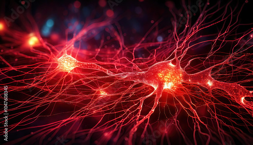 Nerve cells in humen body connected with each other, electrical impuls flows between the cells.
