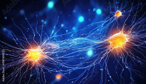 Nerve cells in humen body connected with each other, electrical impuls current flows between the cells.