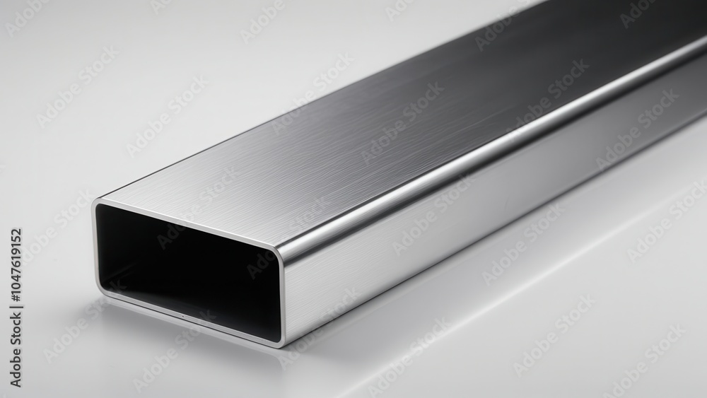 Realistic aluminum square tubing in various sizes, perfect for illustrating architectural, engineering, or industrial applications. Realistic aluminum square tubing in various sizes, perfect for illustrating architectural, engineering, or industrial applications.