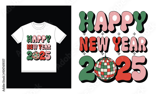 a t-shirt with a happy new year