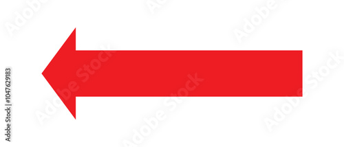 Arrow icon. long line arrow vector. flat style Arrow symbol. simple Arrow icon on a white background.