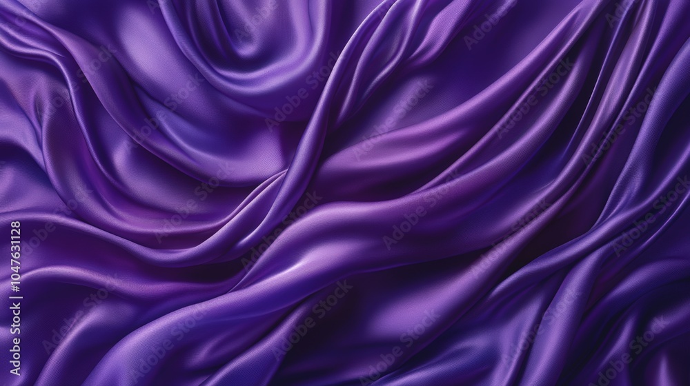 Obraz premium Abstract background created with purple satin fabric