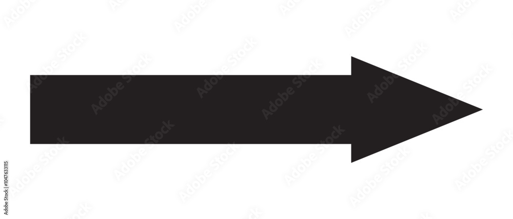 Arrow icon. long line arrow vector. flat style Arrow symbol. simple Arrow icon on a white background. Arrow icon. long line arrow vector. flat style Arrow symbol. simple Arrow icon on a white background.