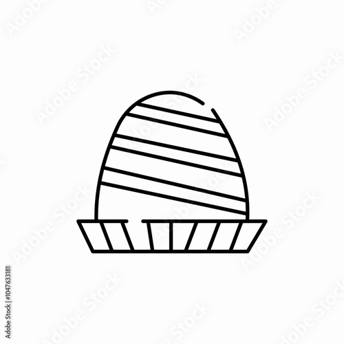 sweet cake icon sign vector