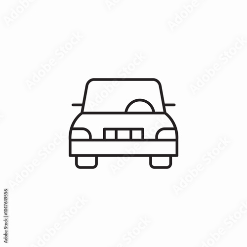 car vehicle icon sign vector