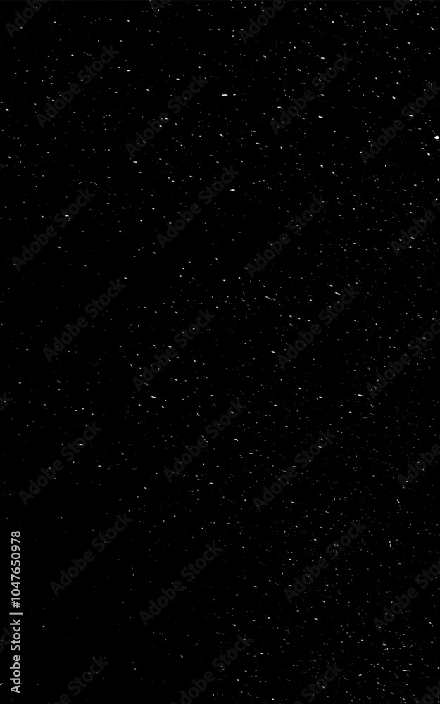 Fototapeta premium Abstract grunge texture with a dense distribution of white dots on a black background