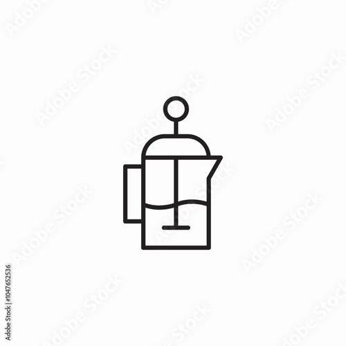 tea kettle icon sign vector