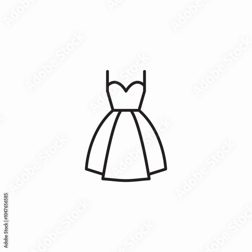 female dress icon sign vector